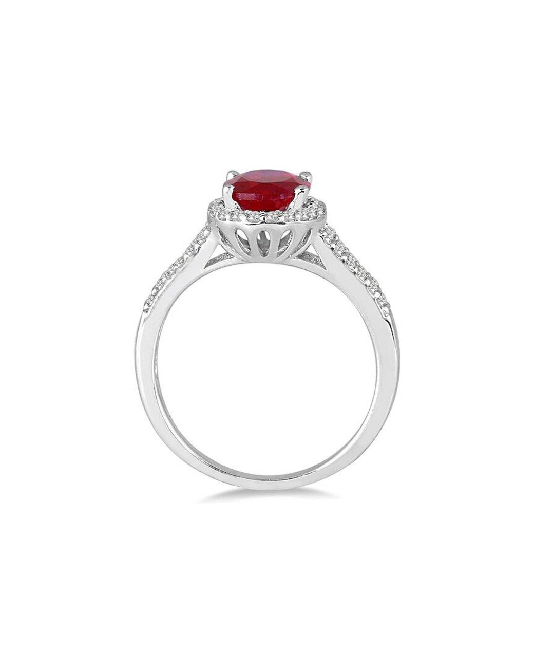 Gem Spark Pink 14K 2.50 Ct. Tw. Diamond & Ruby Ring