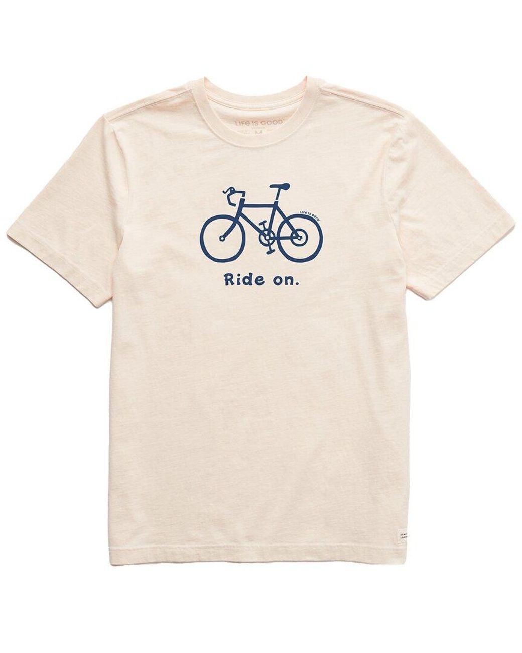 Life Is Good. Natural Crusher-Lite T-Shirt for men