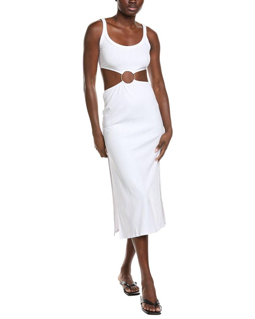 Vitamin A White The Icon Cutout Dress