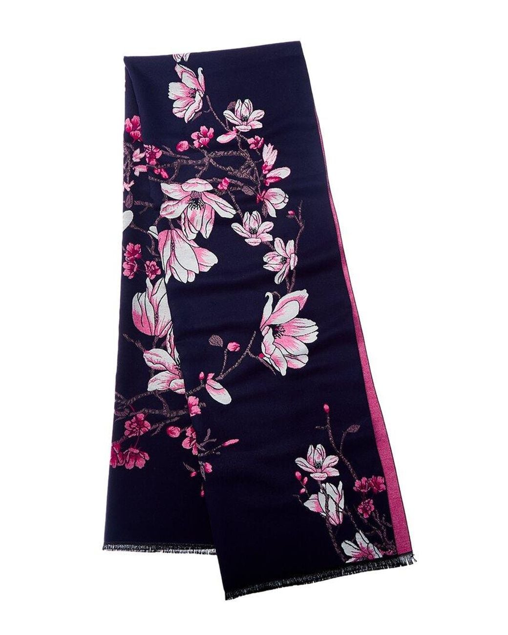 Saachi Blue Garden Reversible Scarf