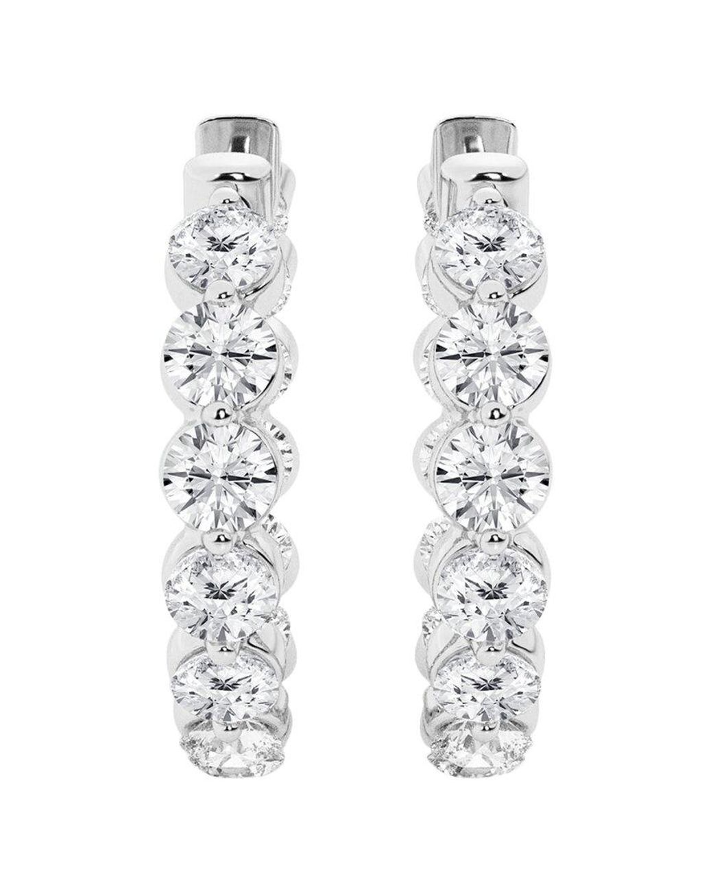 Lab Grown Diamonds White 14k 4.00 Ct. Tw. Lab Grown Diamond Earrings