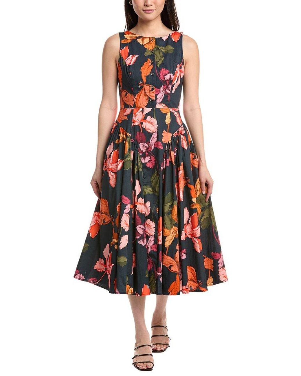 Hutch White April Midi Dress