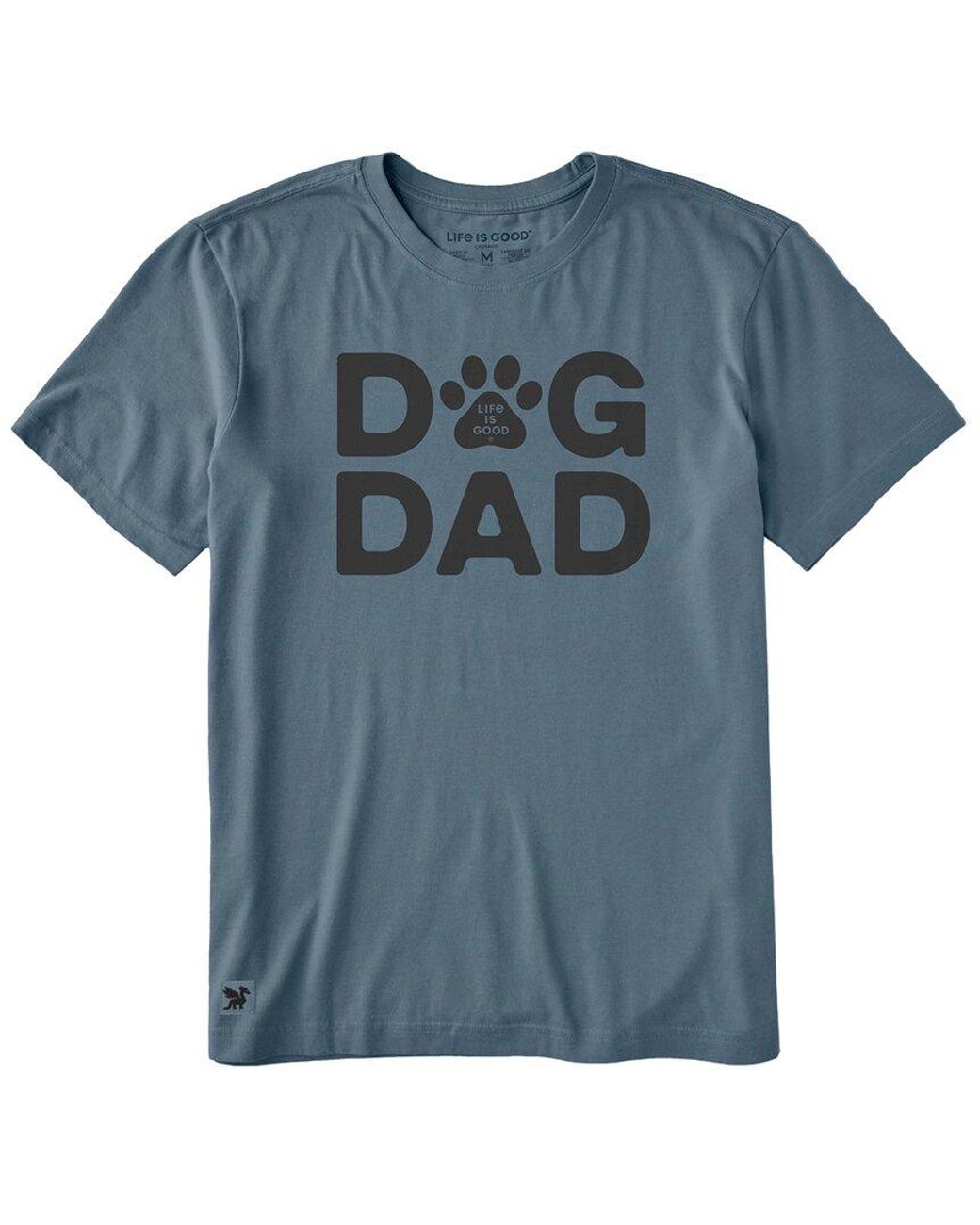 Life Is Good. Blue Crusher Lite T-Shirt for men