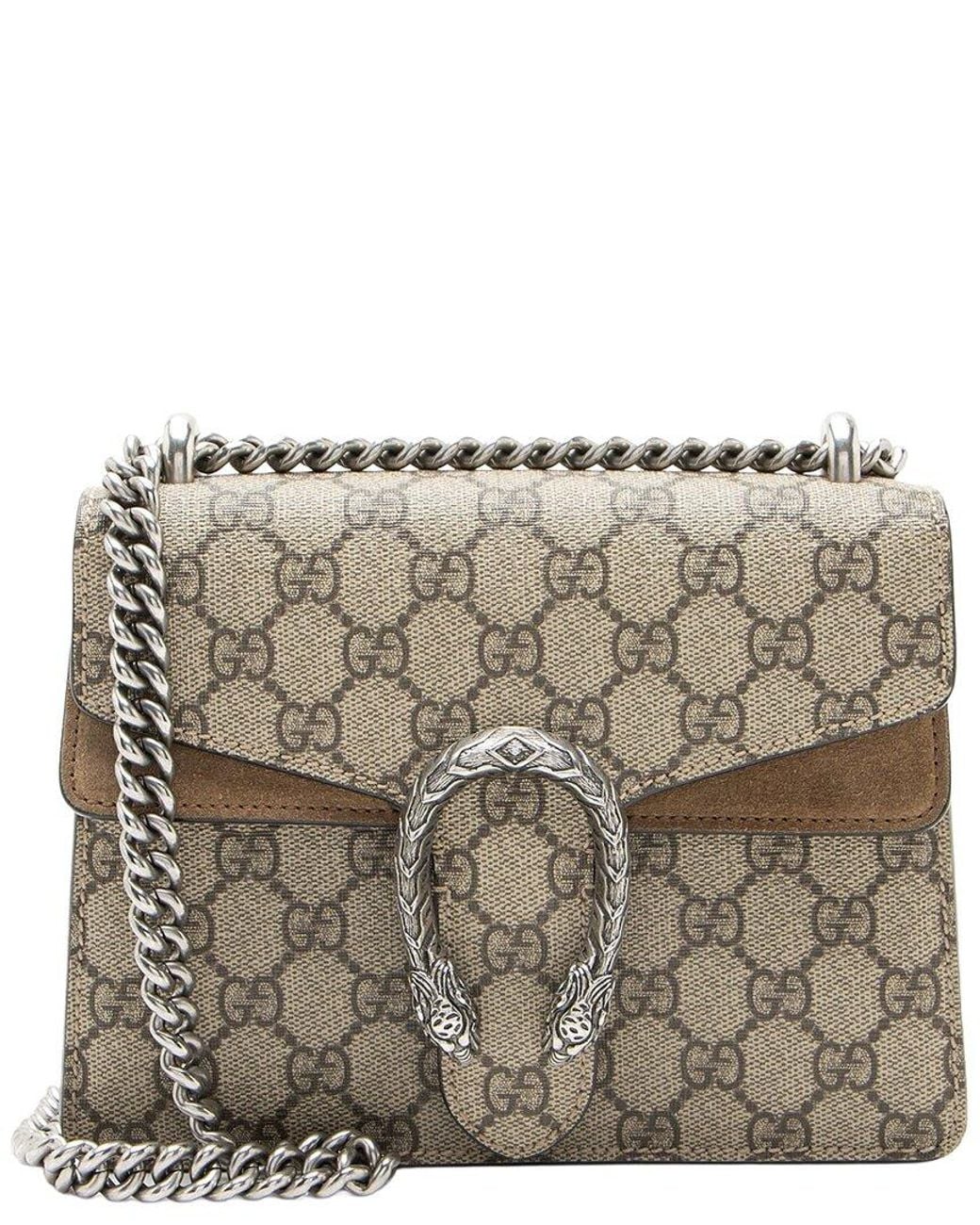 Gucci Multicolor Gg Supreme Canvas Dionysus Small Shoulder Bag (Authentic Pre- Loved)