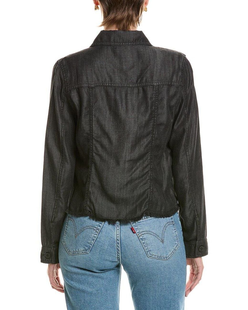 Tommy Bahama Black Chambray O'Lei Linen-Blend Jacket