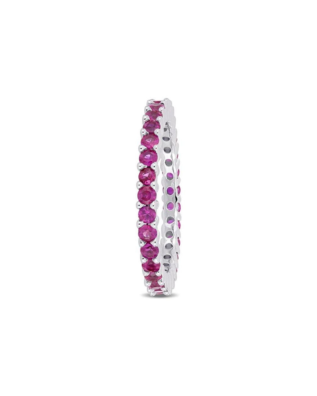 Diamond Select Cuts Pink 14K 1.40 Ct. Tw. Sapphire Ring