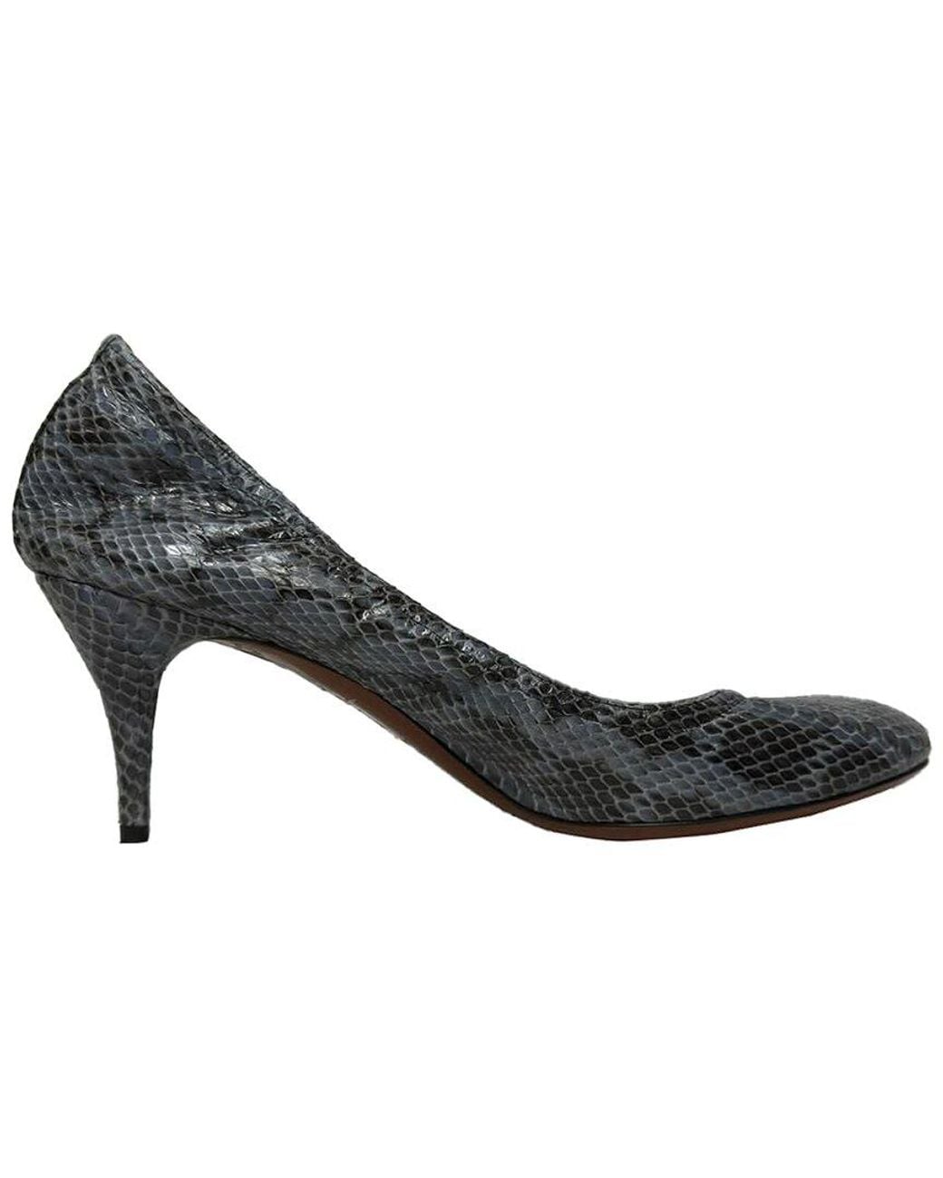 Lanvin Black Leather Pump (Authentic Pre-Loved)