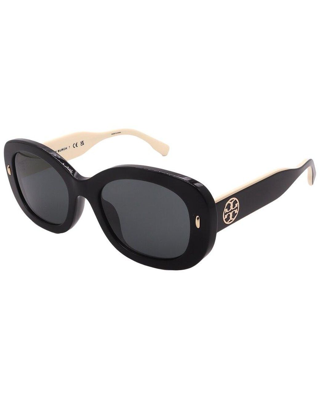 Tory Burch Black 52Mm Sunglasses