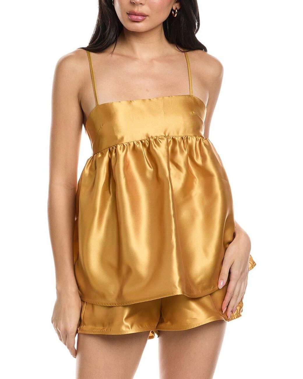 Solid & Striped Yellow The Yarden Top