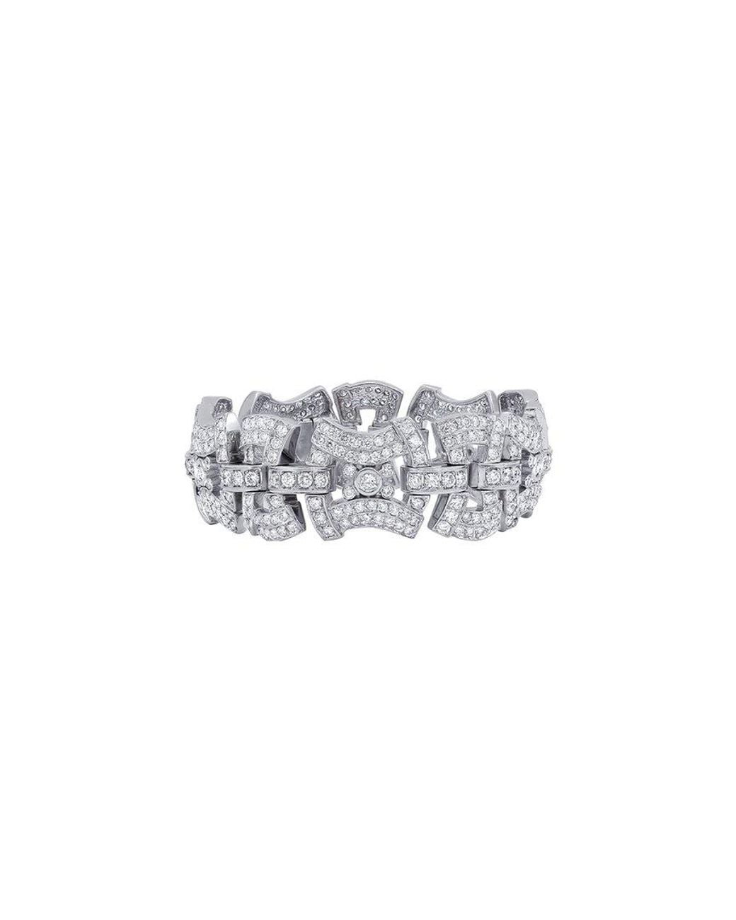 Diana M Multicolor Fine Jewelry 18k 14.95 Ct. Tw. Diamond Bracelet