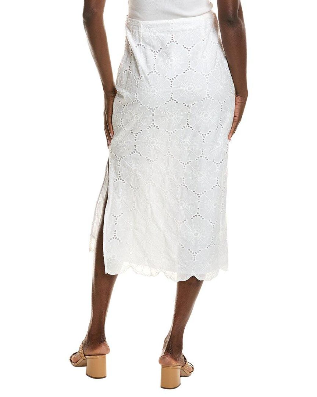Vince Camuto White Straight Skirt