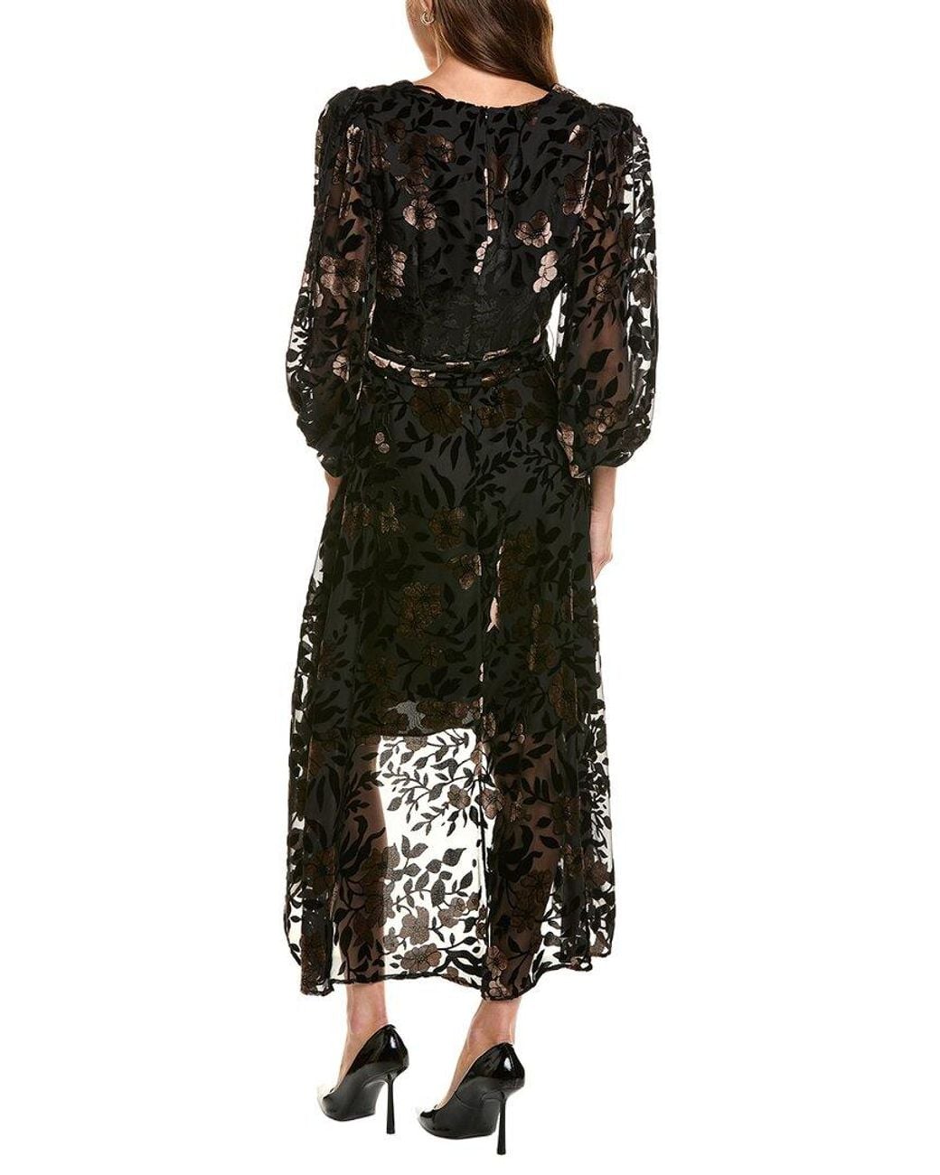 Eliza J Black Hi-Lo Dress