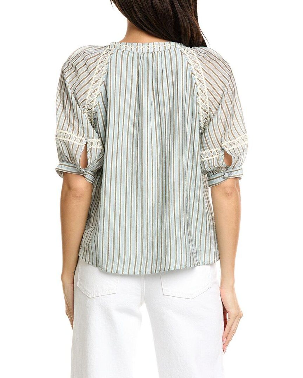 LUXE ALWAYS Gray Embellished Top