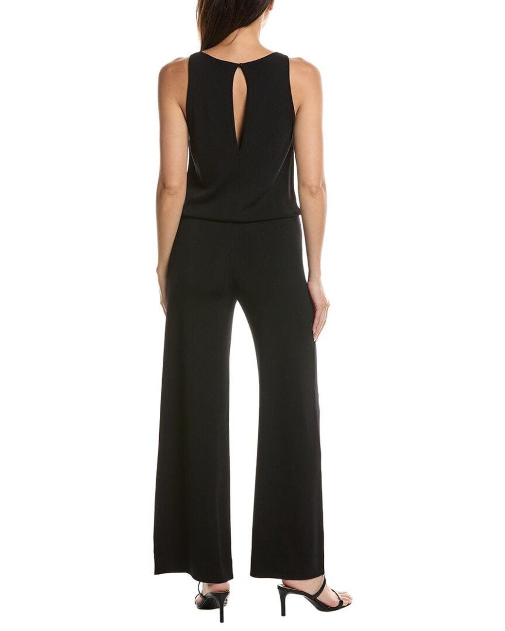 Theory Black Midrelle Jumpsuit