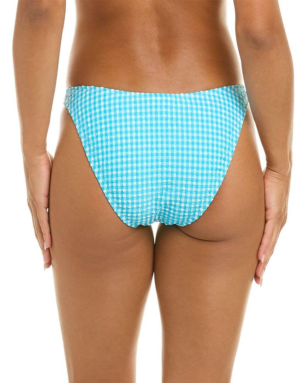Lilly Pulitzer Blue Pico High-Cut Bikini Bottom