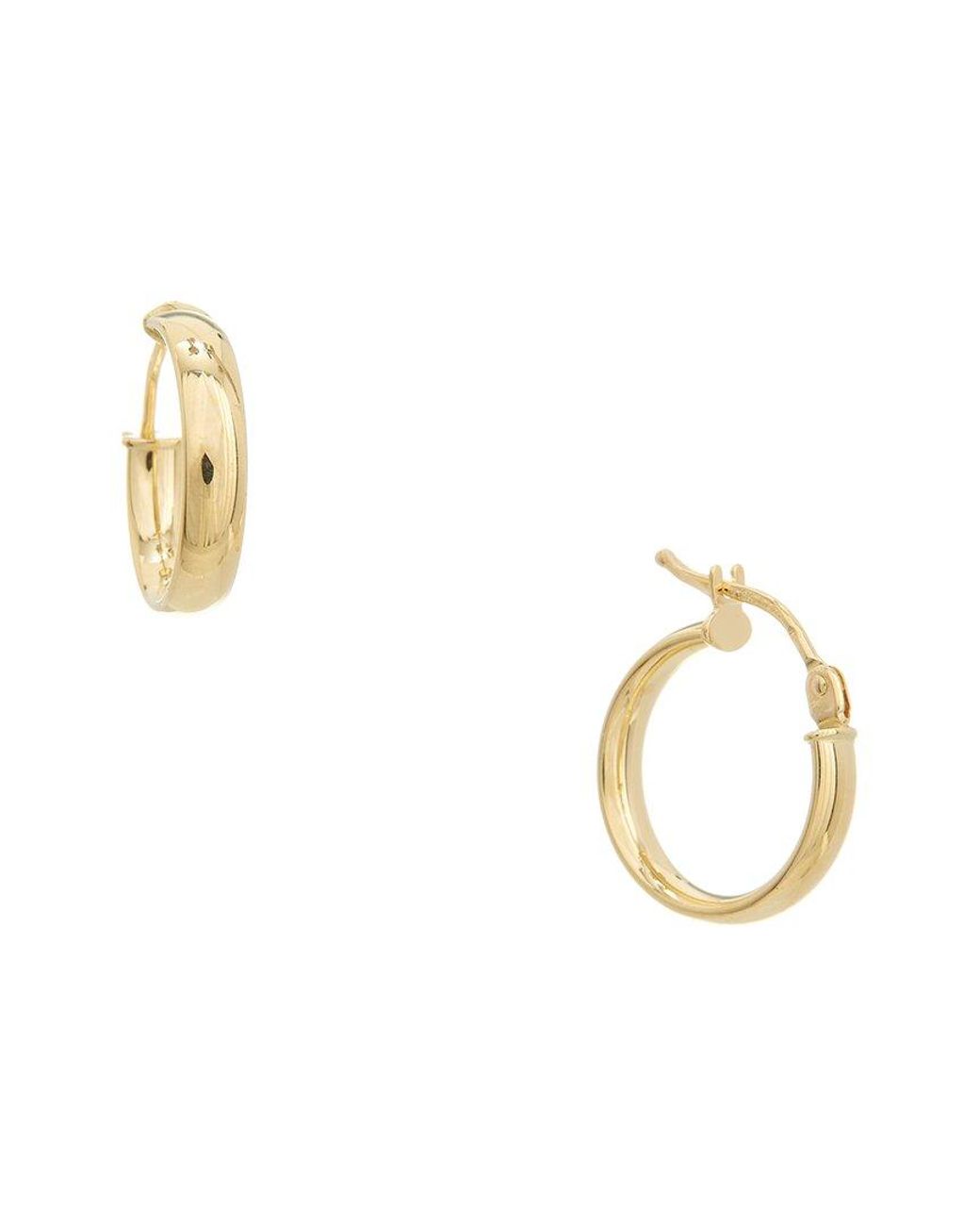 Italian Gold Metallic 18K Earrings