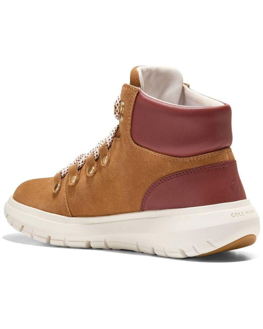 Cole Haan Brown Grand Raelyn Suede Hiker Boot