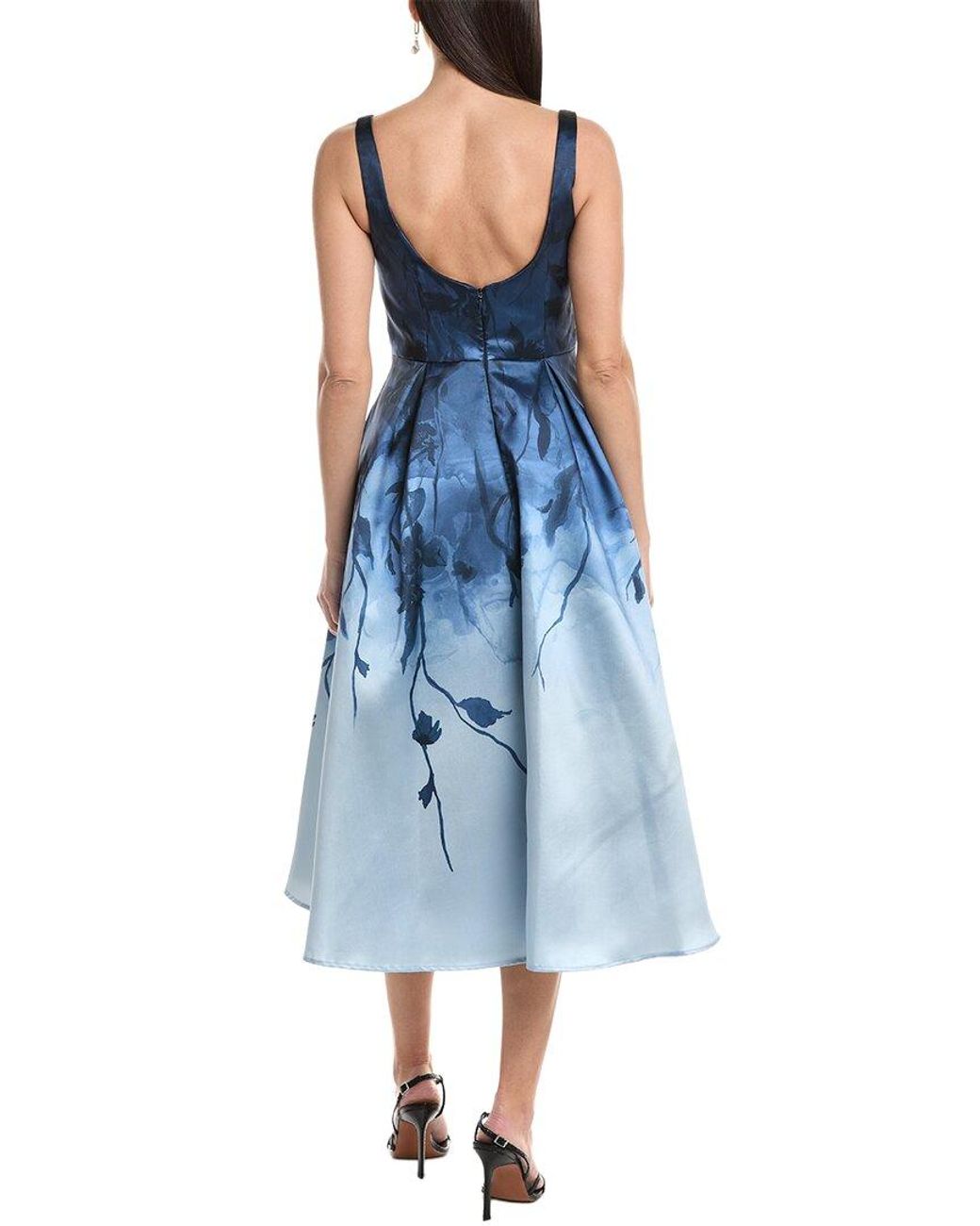Marchesa Blue Cocktail Dress