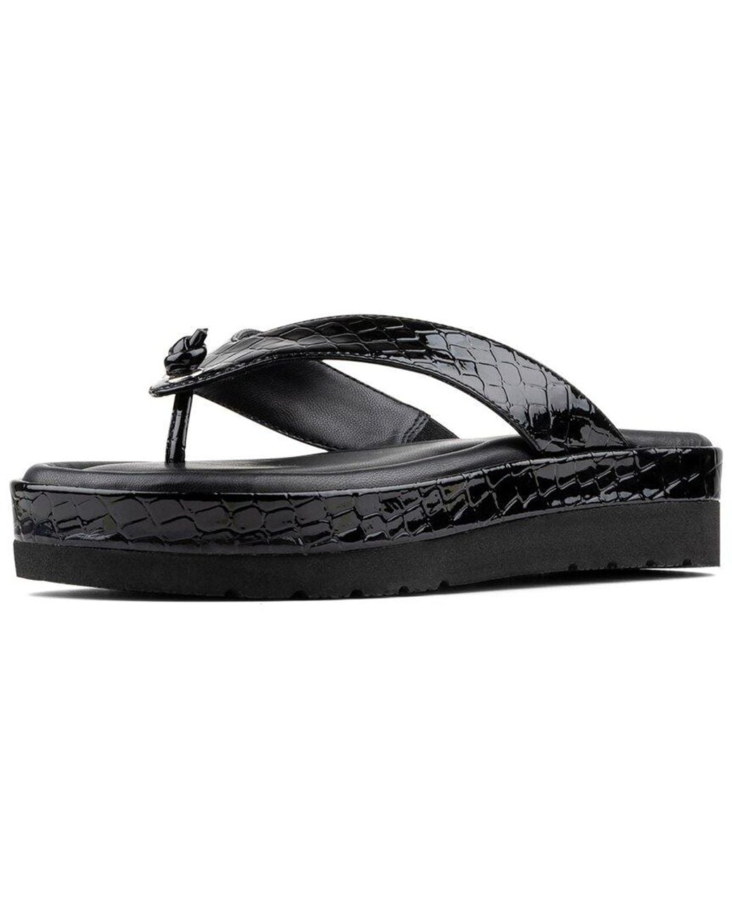 Donald J Pliner Black Lorra Sandal