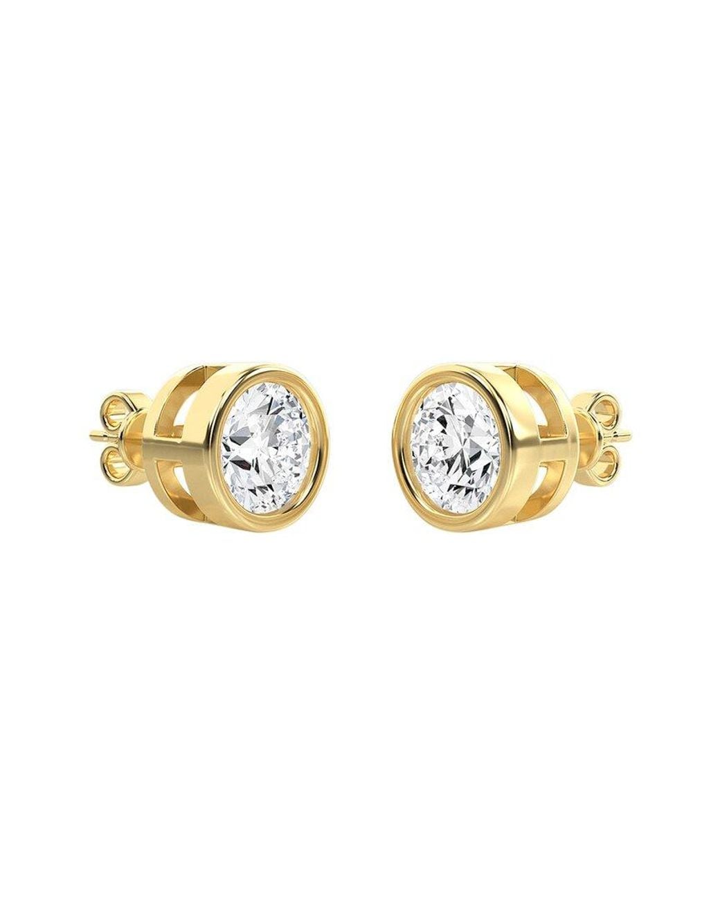 Diana M Metallic Diana M. Fine Jewelry 14k 1.04 Ct. Tw. Lab Grown Diamond Studs