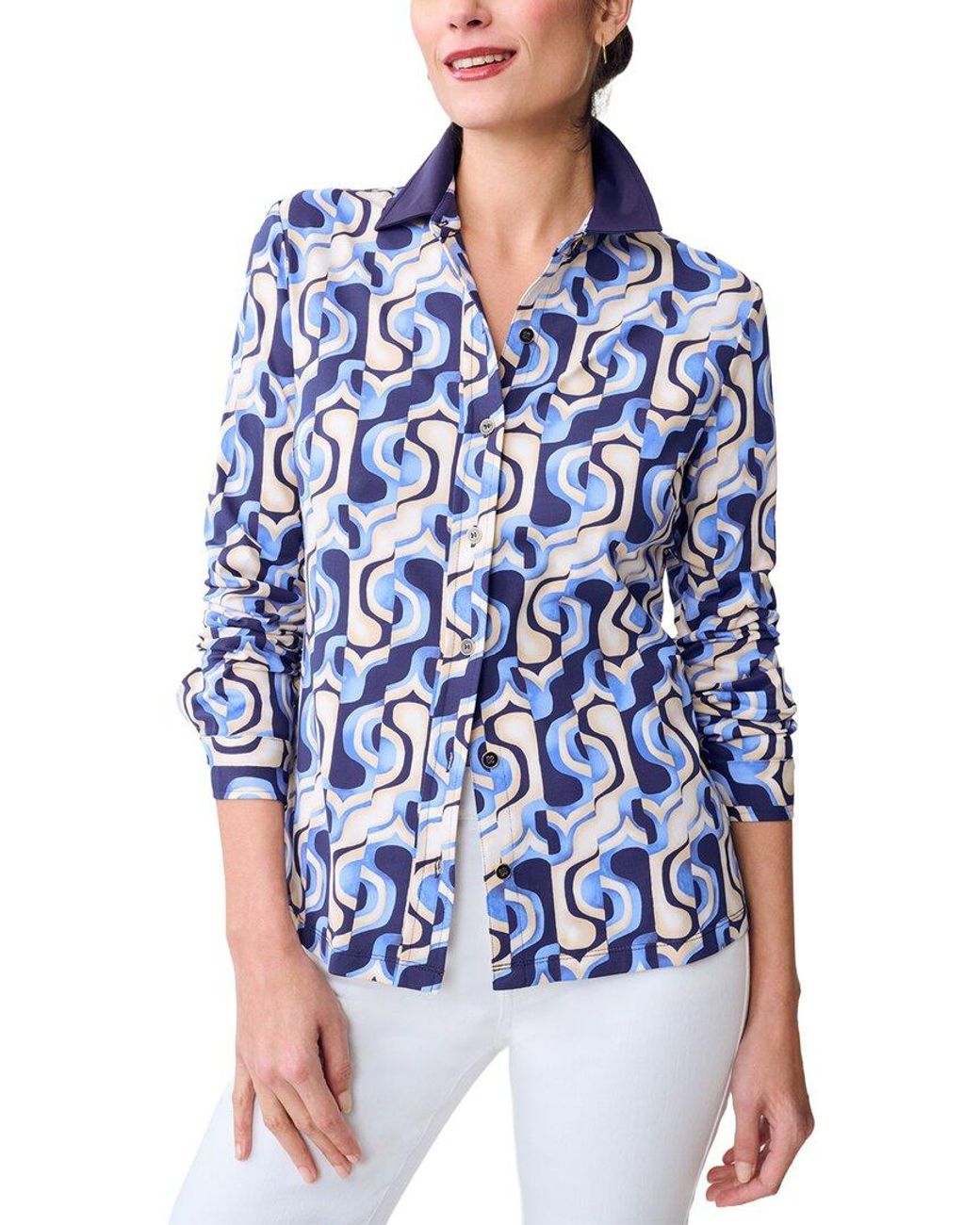 J.McLaughlin Blue Betty Top