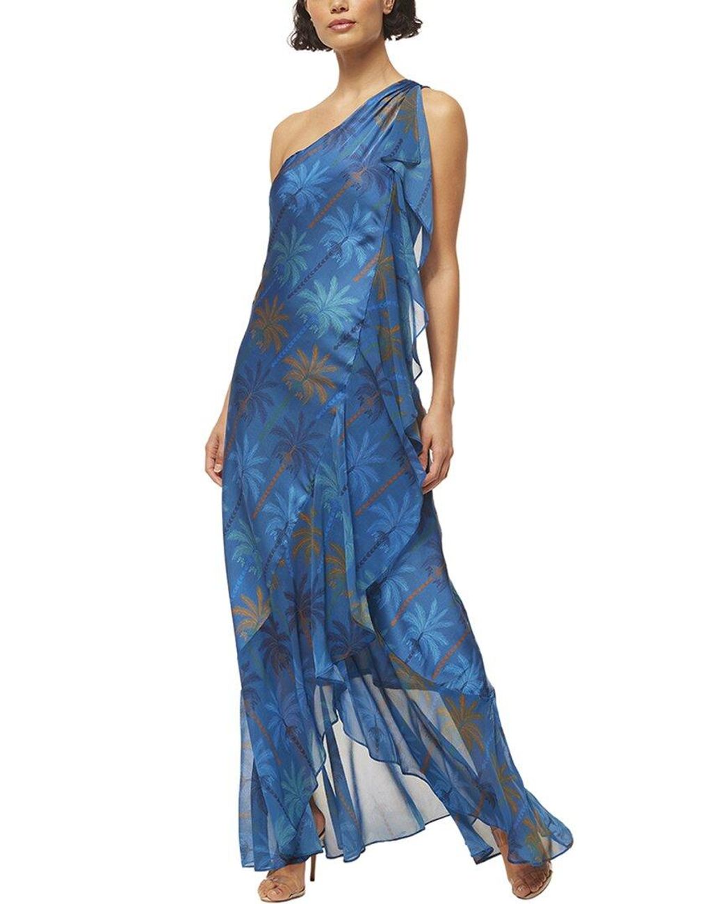 MISA Los Angles Blue Zephyr Dress