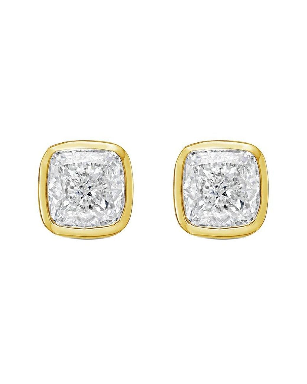 Diana M White Diana M. 14K 2.00 Ct. Tw. Lab-Grown Diamond Stud Earrings