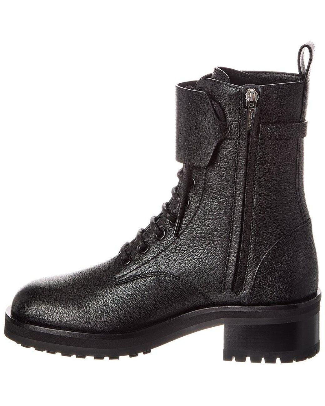 Jimmy Choo Black Rosabel Leather Boot
