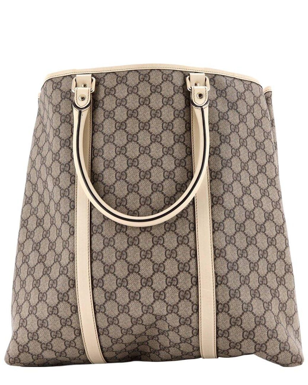 Gucci Metallic Gg Coated Canvas & Leather Joy Tote Large (Authentic Pre-Loved)