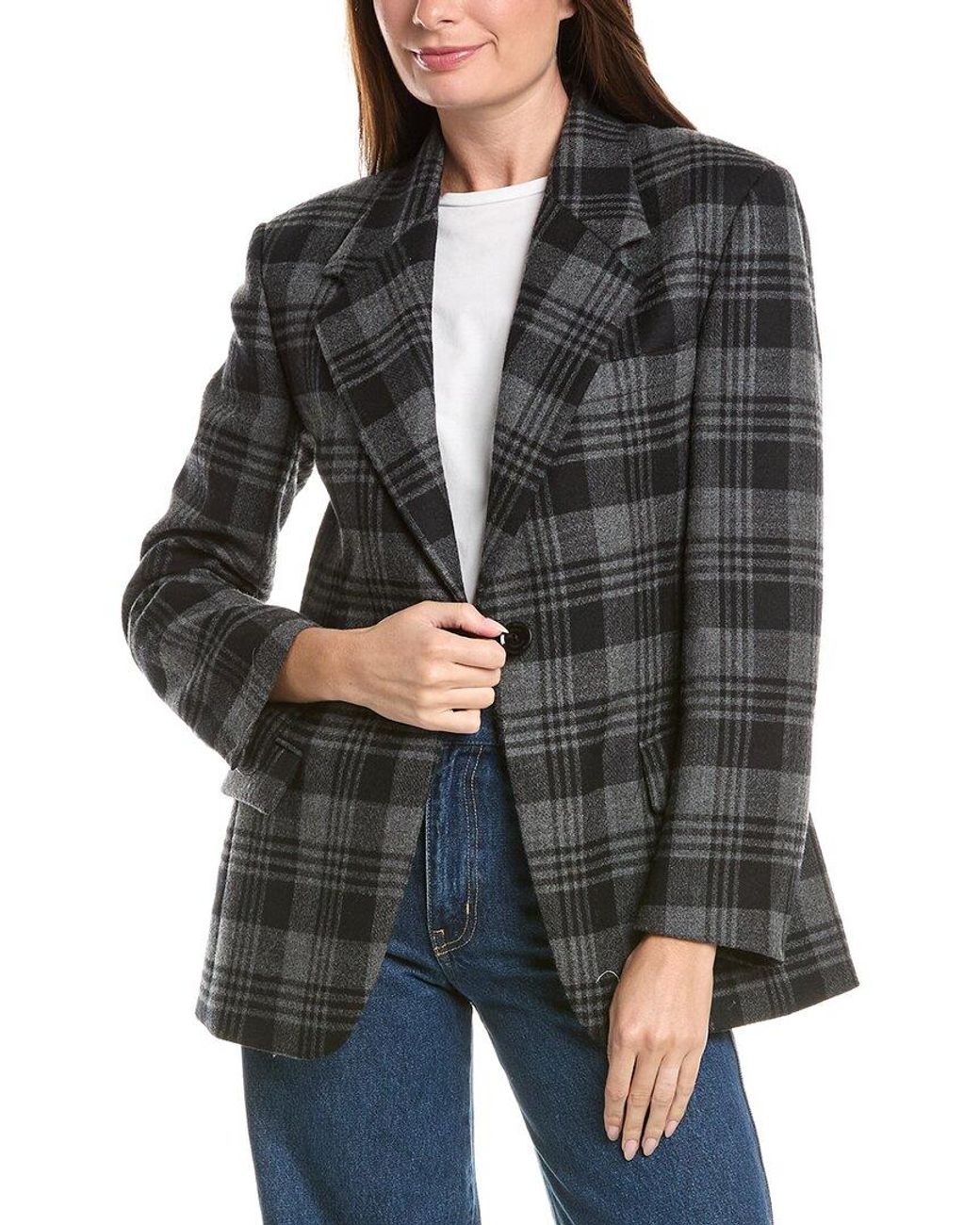 Proenza Schouler Black Daria Wool Jacket
