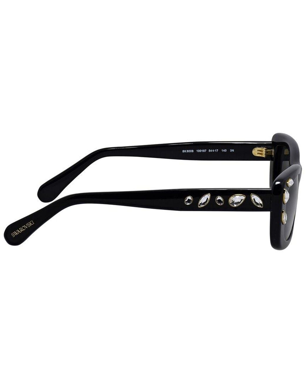 Swarovski Black Sk6008 54Mm Sunglasses