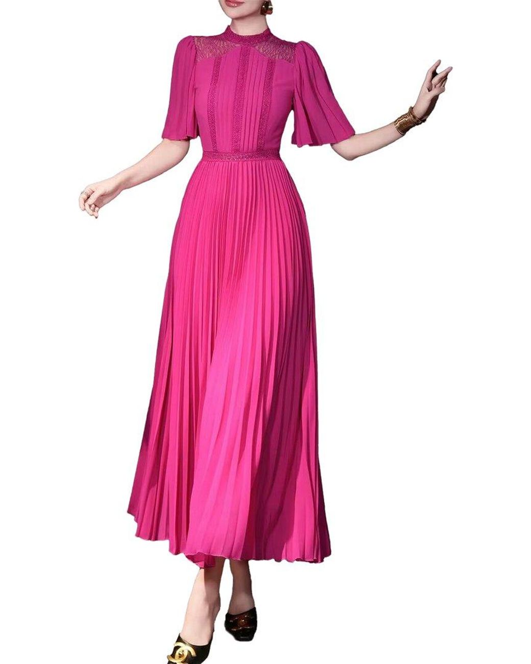 chinese dress ladies Burryco Apricot Maxi Dress for Women  46.5 inch Sleeveless Long Dress in 100% Polyester