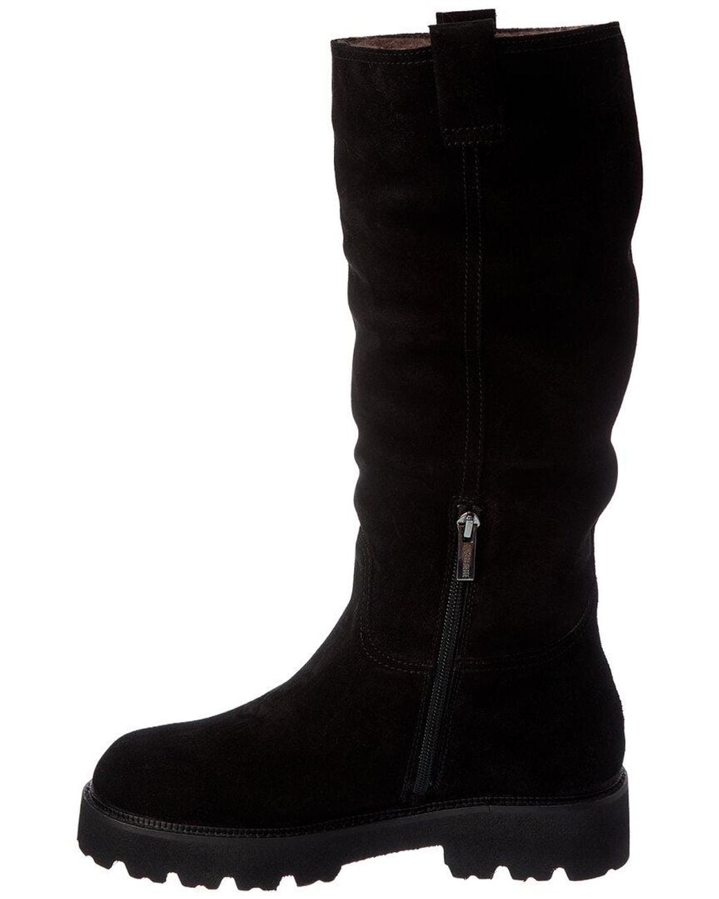 La Canadienne Black Adapt Suede Knee-High Boot