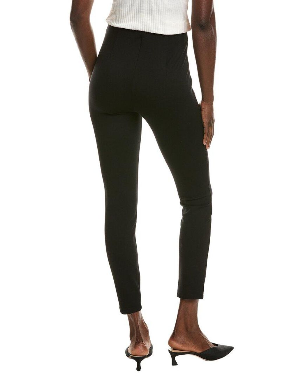 Tahari Black Slim Leg Pull-On Ponte Ankle Legging