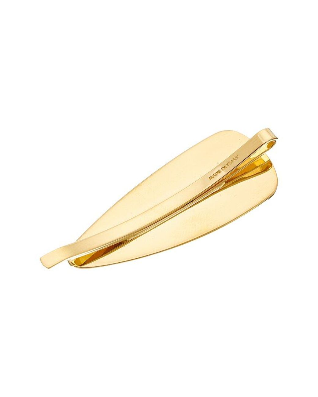 Miu Miu Blue Logo Enamel Hair Clip