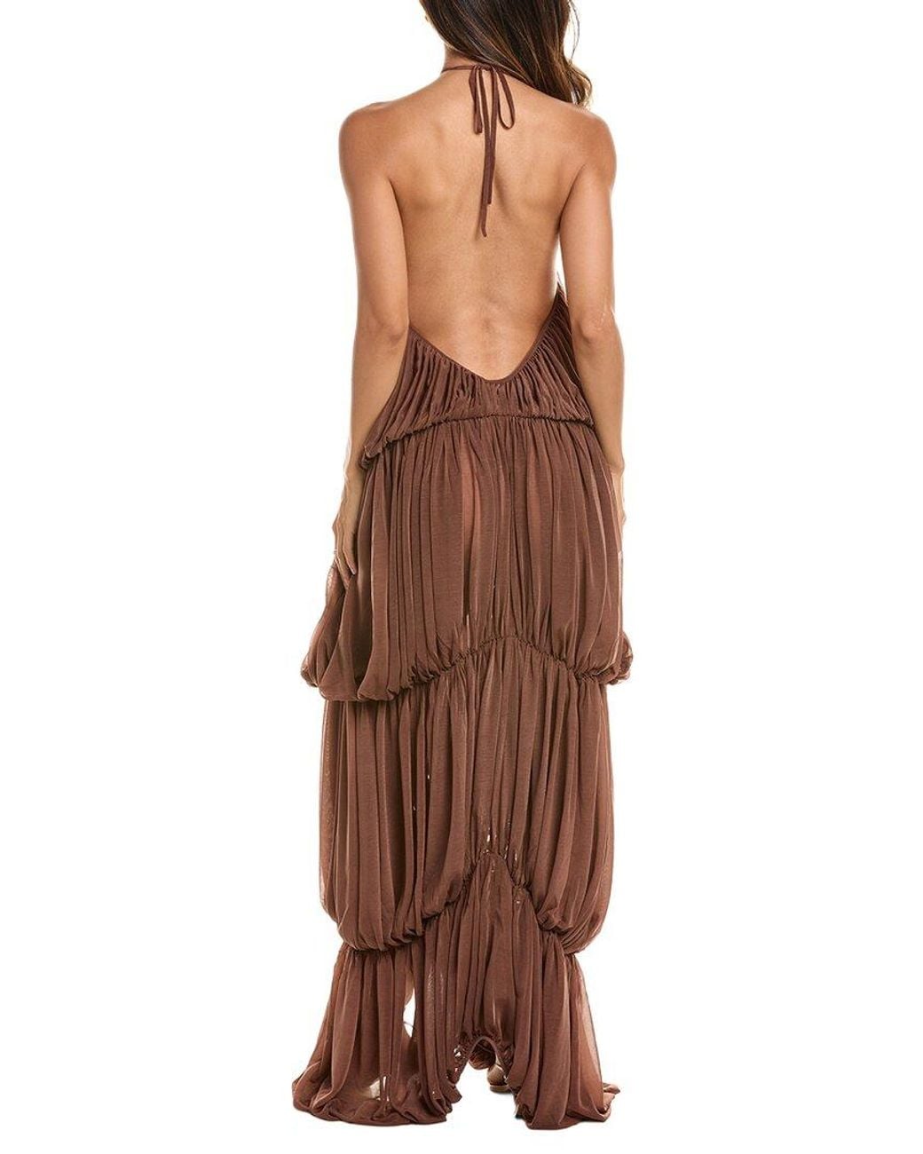 Ronny Kobo Brown Bia Dress