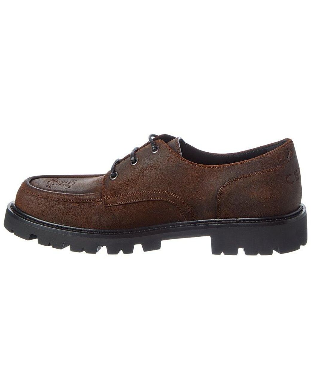 Céline Brown Margaret Leather Loafer for men
