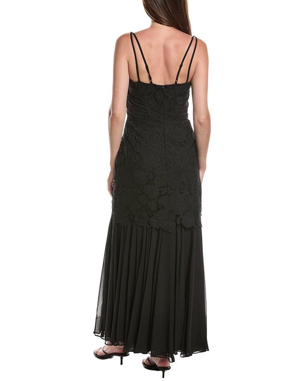 LAYERED WITH LOVE Black Solid Sleeveless Maxi Dress