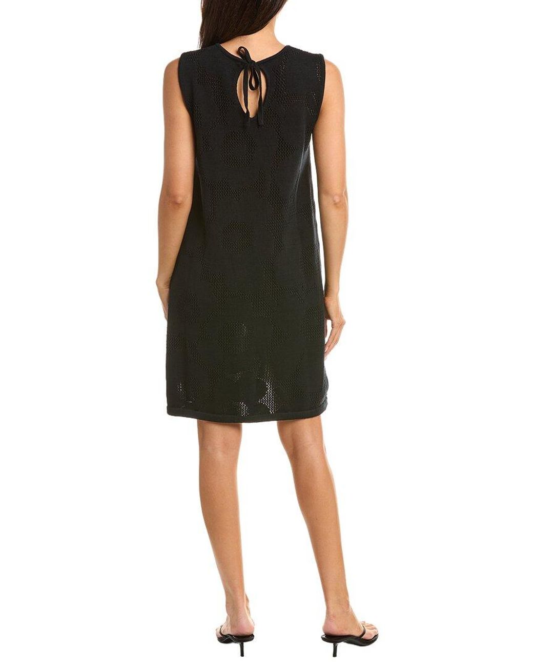 Marimekko Black Yovilkka Unikko Dress
