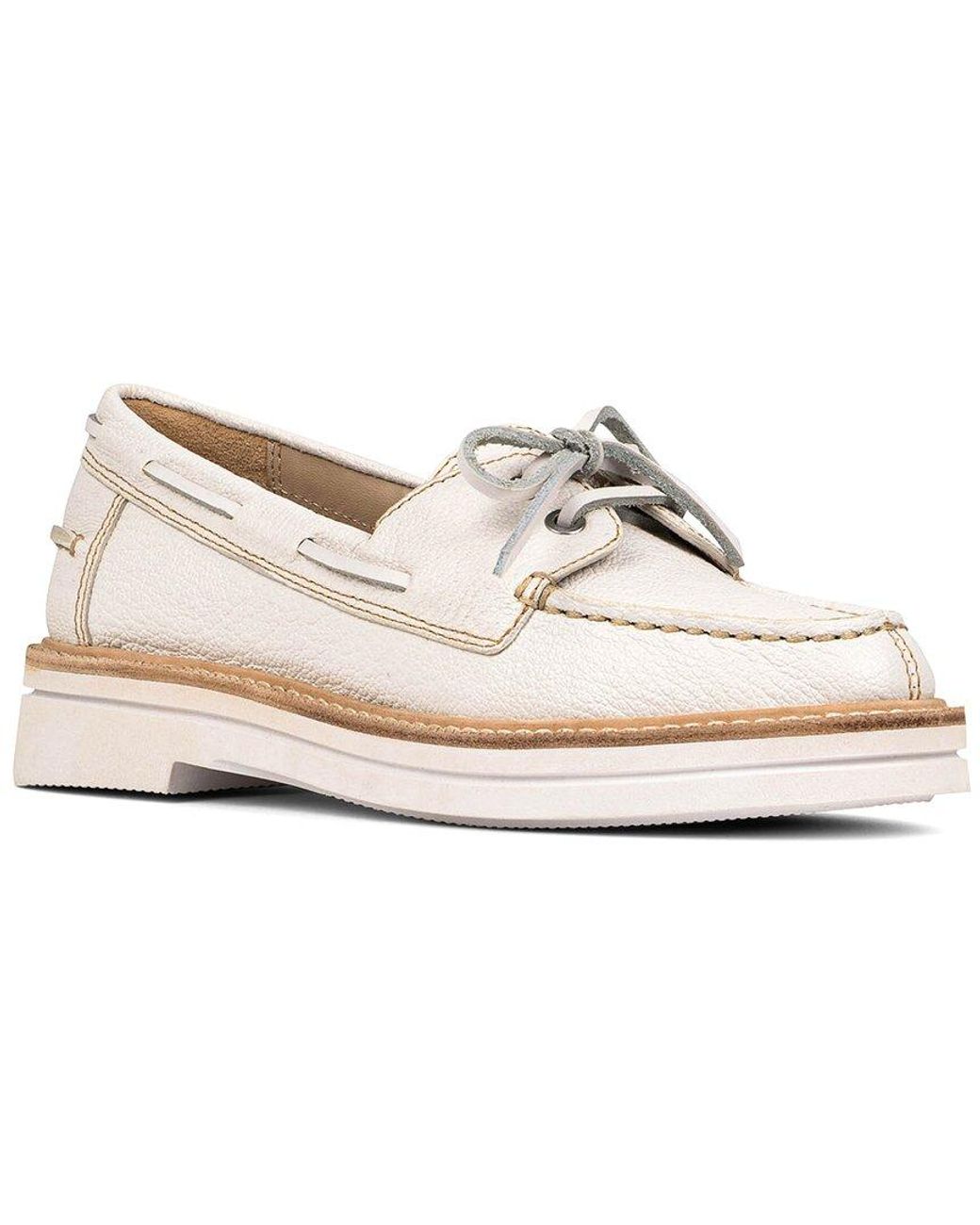 Donald J Pliner White Lillith Leather Loafer