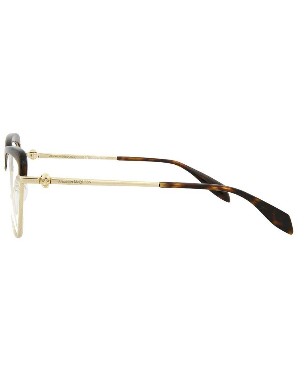 McQueen Metallic Am0259O 55Mm Optical Frames