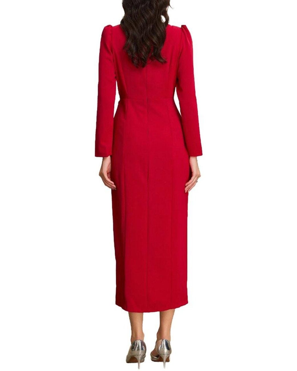 Kaimilan Red Sheath Dress