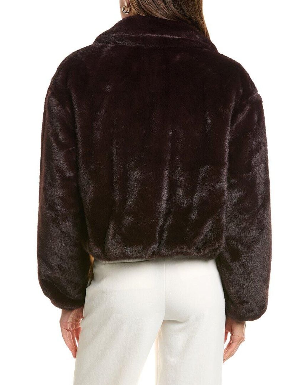 Cece Black Zip Front Short Blouson Jacket