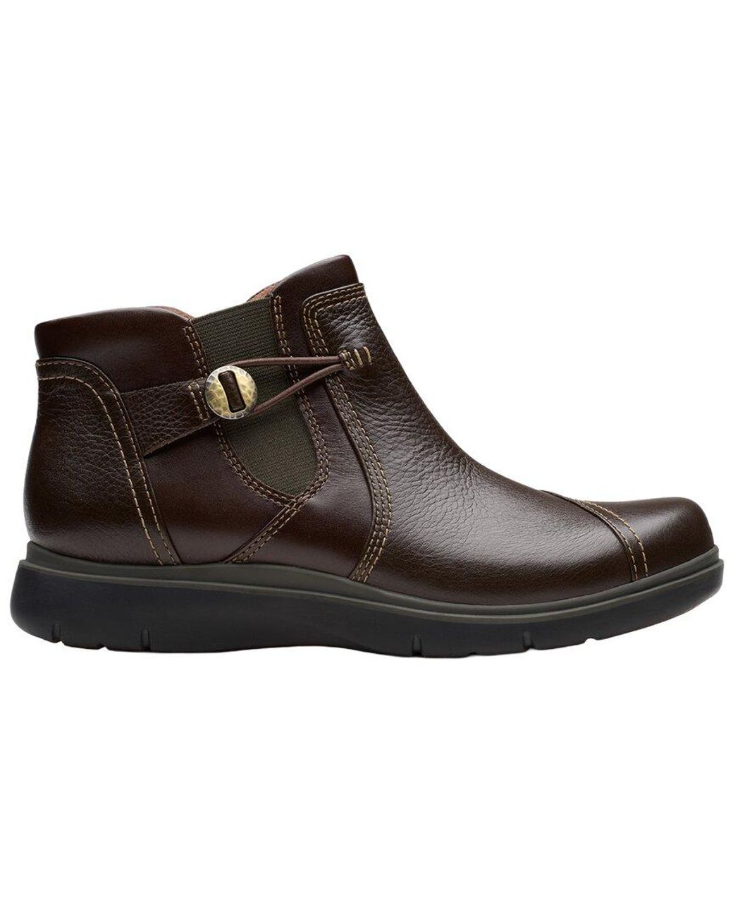 Clarks Dark Brown Lea Boot