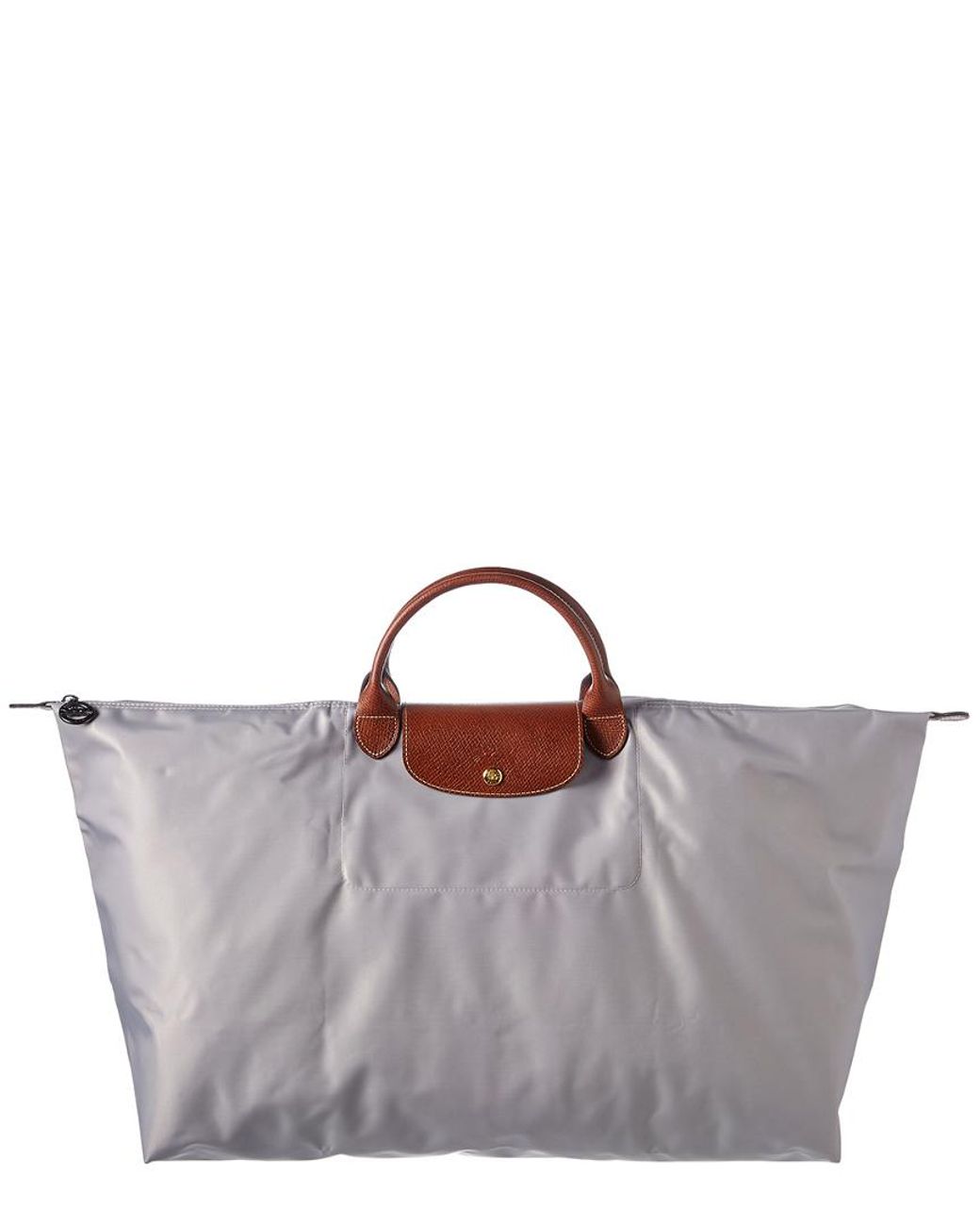 Longchamp Le Pliage Extra Large Nylon Travel Bag in Gray | Lyst
