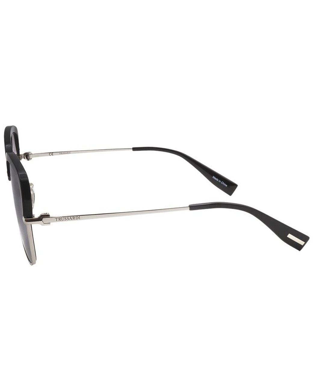 Trussardi Metallic Str220F 62Mm Sunglasses