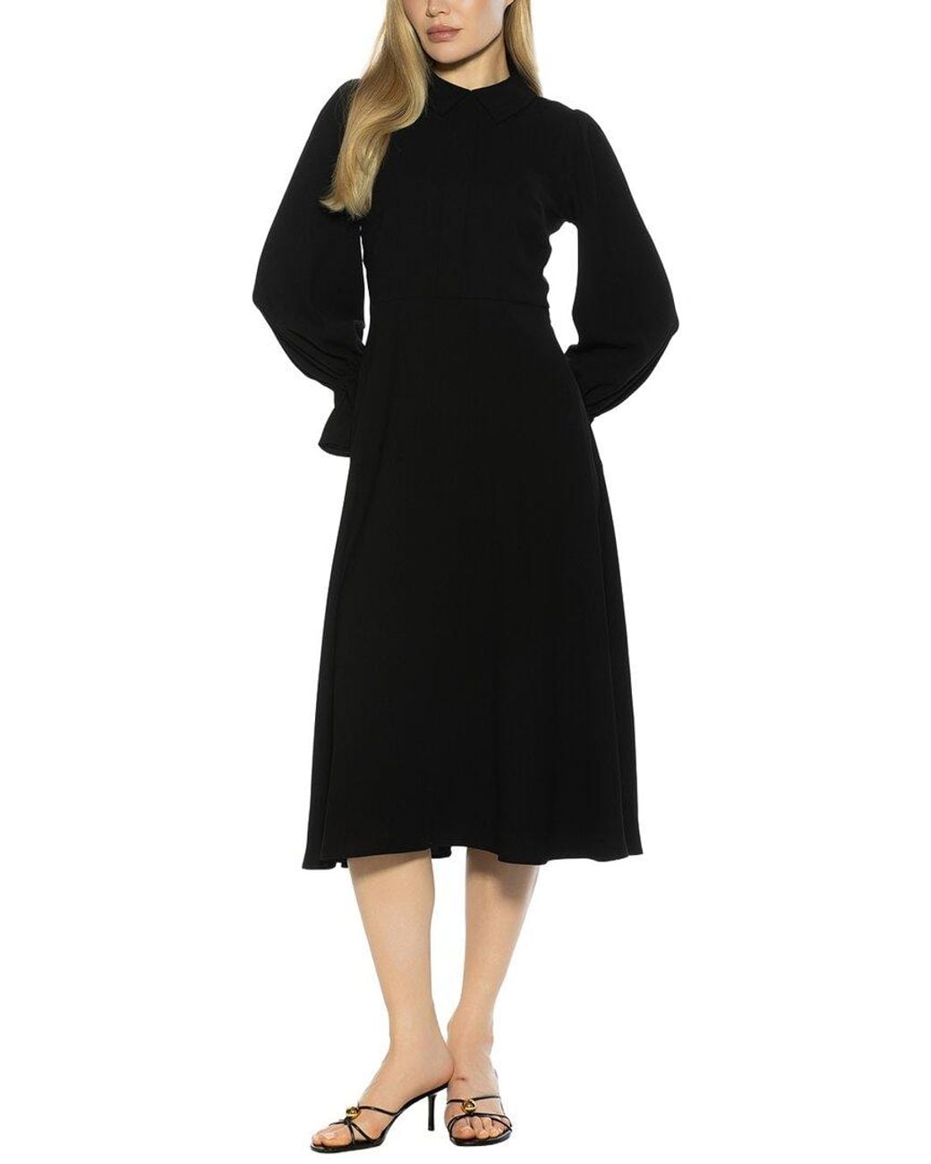 Alexia Admor Black Lana Fit & Flare Dress