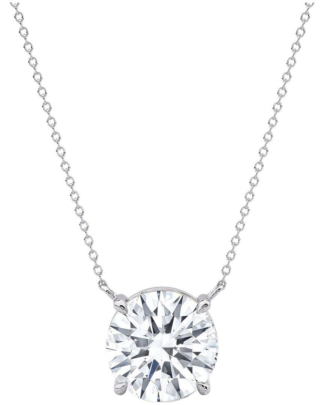 Lab Grown Diamonds Metallic 14K 4.00 Ct. Tw. Lab-Grown Diamond Necklace