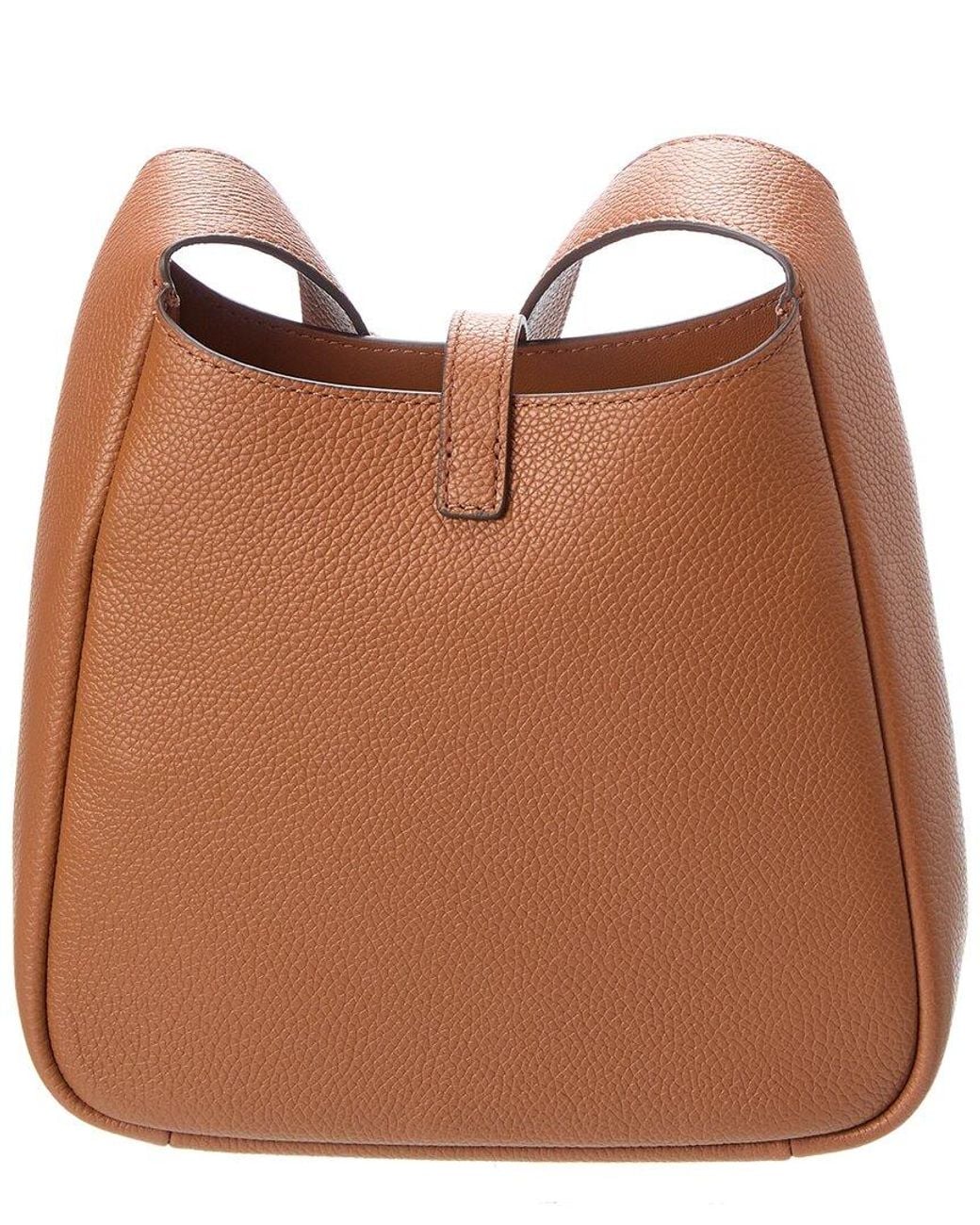 Tory Burch Brown Miller Swing Leather Crossbody