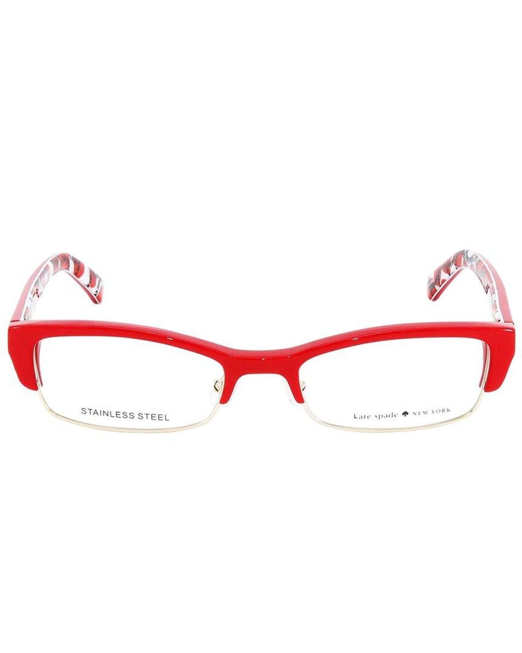 Kate Spade Red Joetta 50Mm Optical Frames